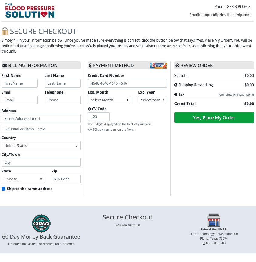 blood-pressure-solution-order-page